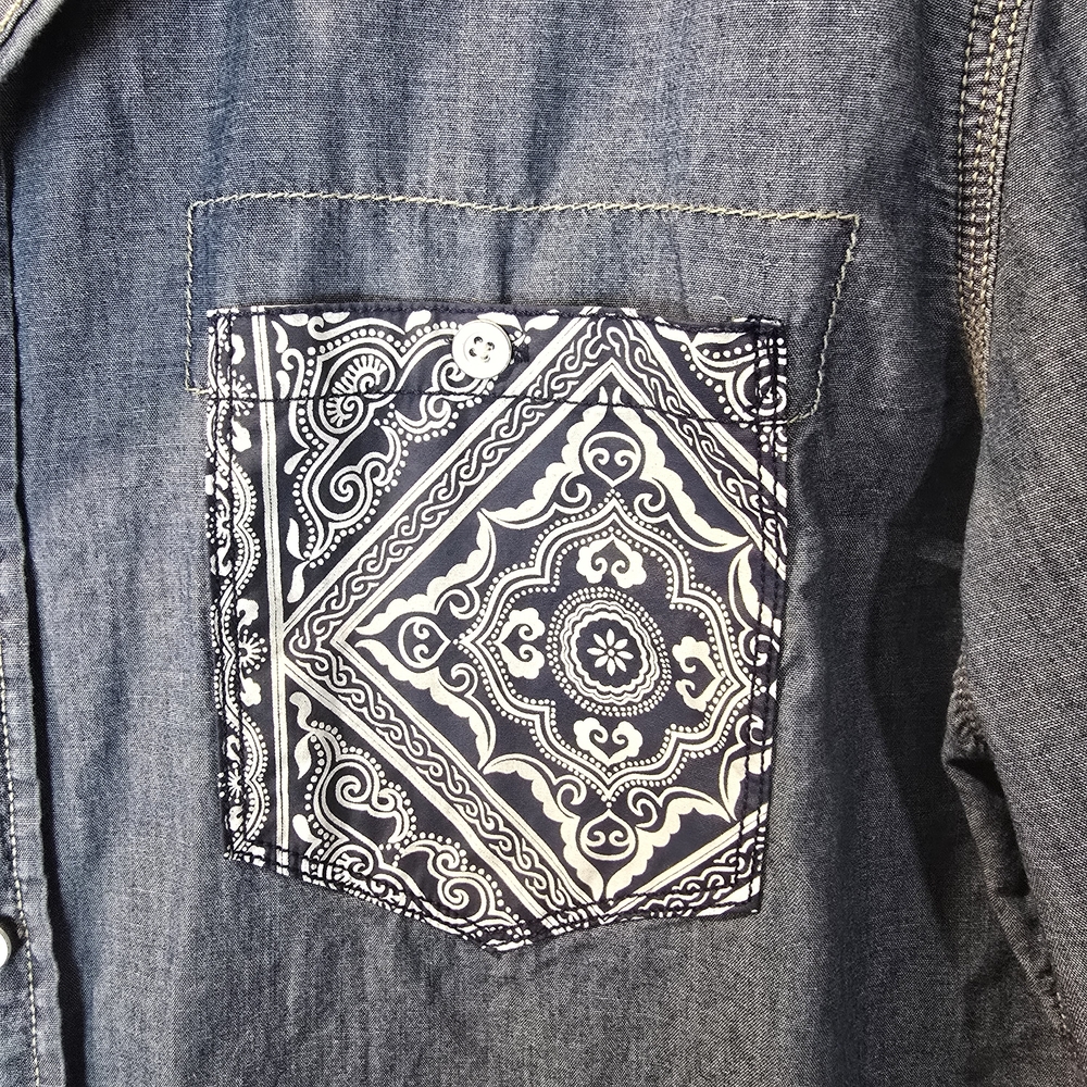 American Rag Cotton Lightweight Denim Women's XL Shirt - Picture 3 of 11